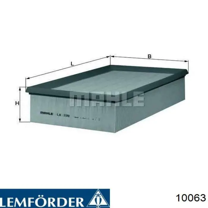 Купити 10063 Lemforder Сайлентблок задньої балки