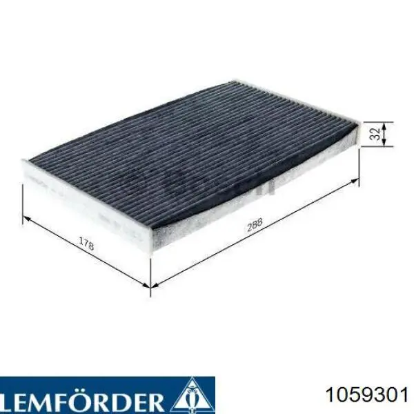 Купити 1059301 Lemforder Тяга рульова в зборі, права