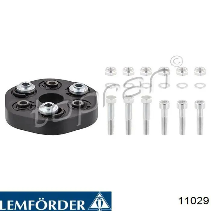 Муфта кардана еластична, передня 11029 Lemforder