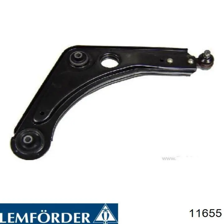 Важіль передньої підвіски нижній, правий Lemforder 11655 ціна, від 37.87 USD