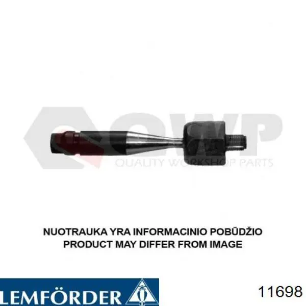 Тяга рульова поперечна Lemforder 11698 ціна, від 8.59 USD