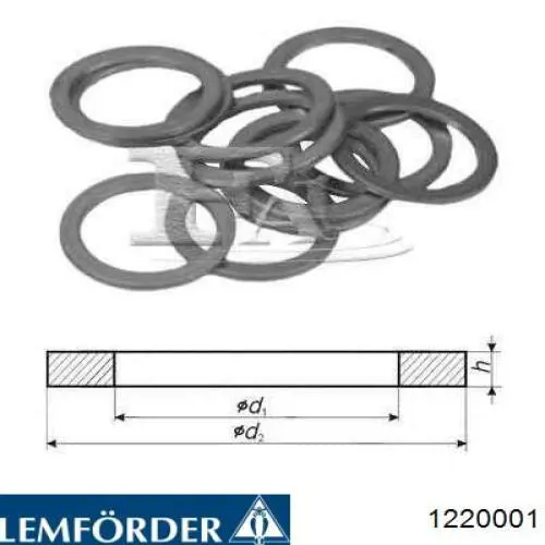 Купити 1220001 Lemforder Опора амортизатора переднього