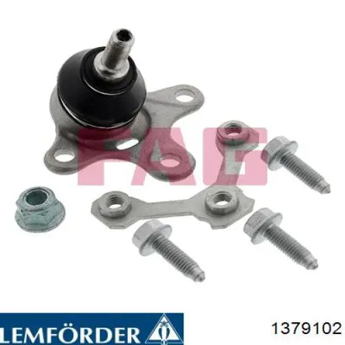 Кульова опора, нижня, ліва Lemforder 1379102 ціна, від 12.93 USD