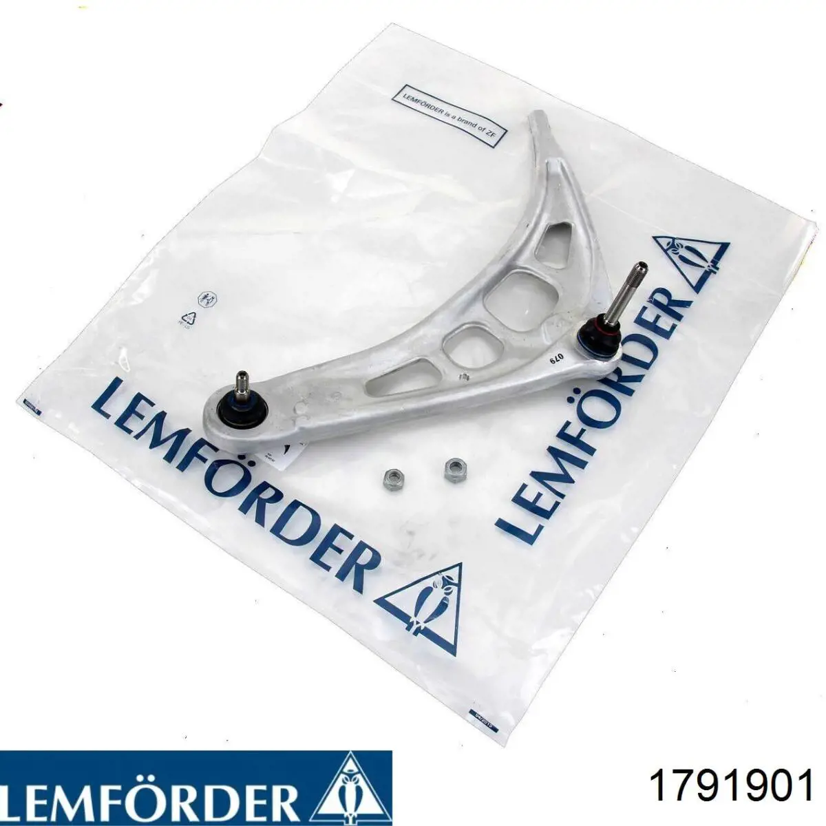 Важіль передньої підвіски нижній, правий Lemforder 1791901 ціна, від 80.48 USD