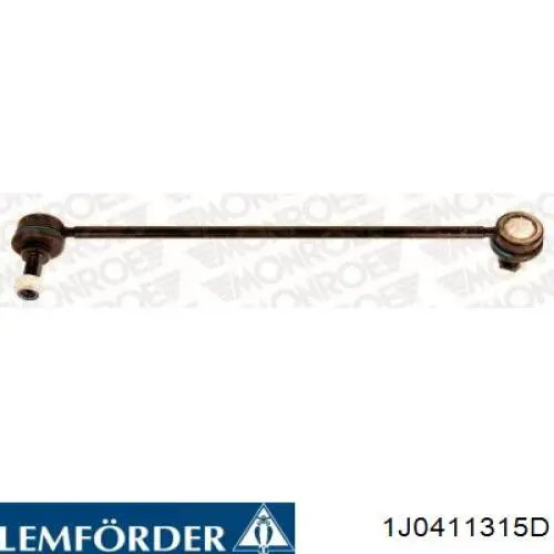 Стійка стабілізатора переднього, ліва 1J0411315D Lemforder