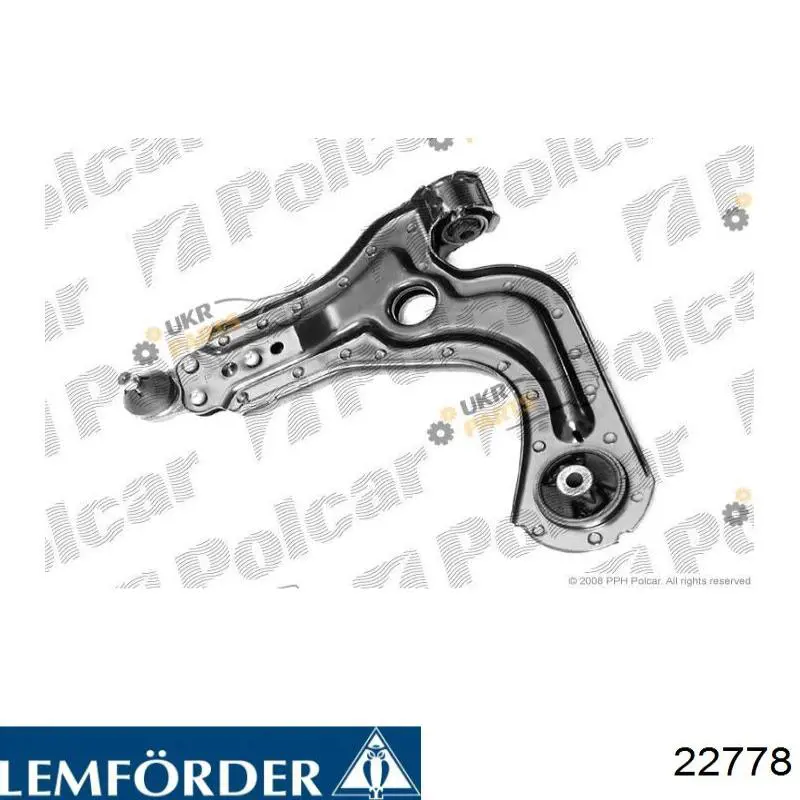 Важіль передній лівий Lemforder 22778 ціна, від 41.91 USD