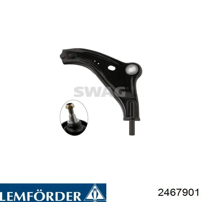 Важіль передній лівий Lemforder 2467901 ціна, від 36.22 USD