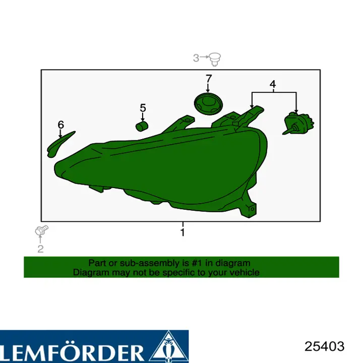 Сайлентблок переднього верхнього важеля Lemforder 25403