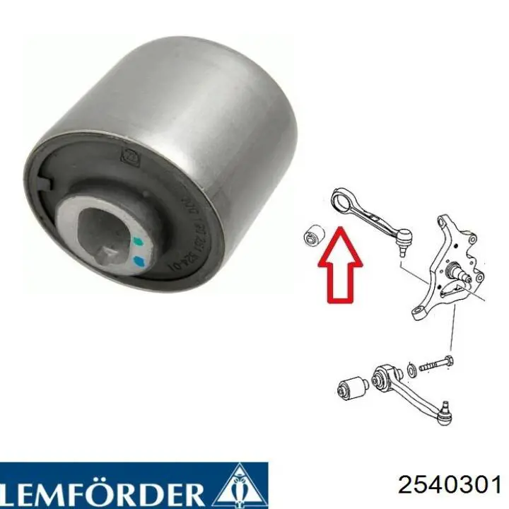 Купити 2540301 Lemforder Сайлентблок переднього верхнього важеля
