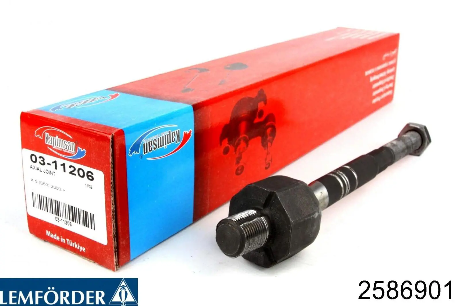 Тяга рульова поперечна Lemforder 2586901 ціна, від 18.17 USD