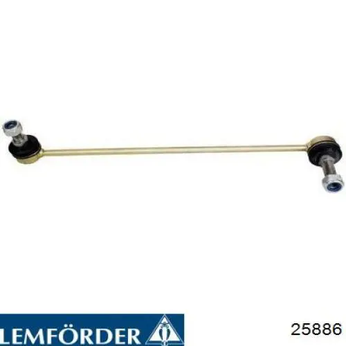 Стійка стабілізатора, переднього, права Lemforder 25886 ціна, від 11.76 USD
