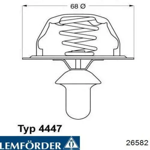 Сайлентблок задньої балки 26582 Lemforder