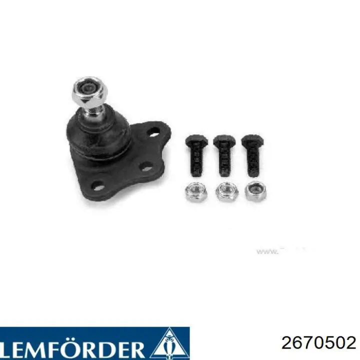 Купити 2670502 Lemforder Кульова опора, нижня