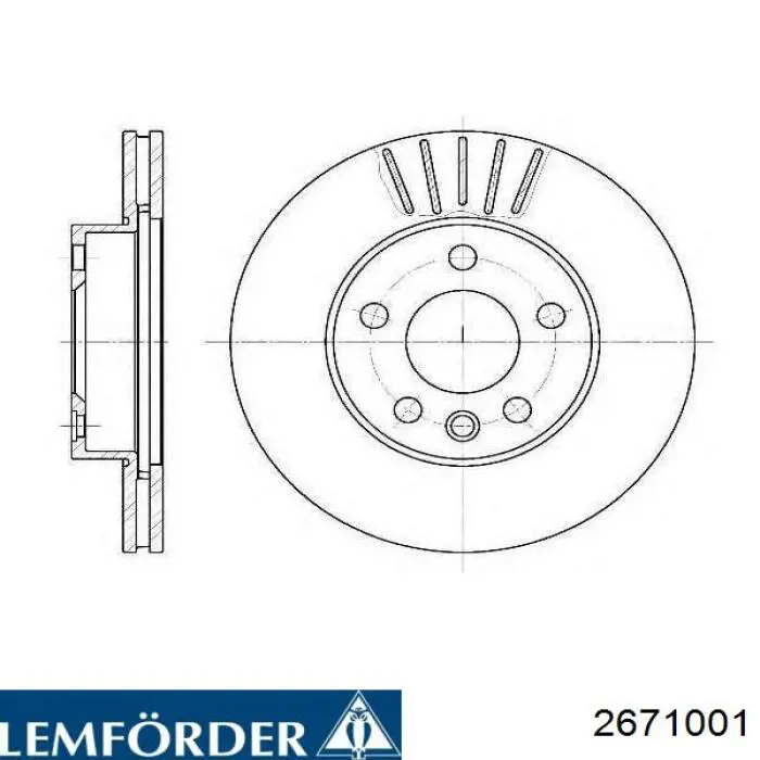 Рульова тяга 2671001 Lemforder