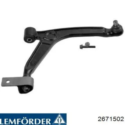 Купити 2671502 Lemforder Важіль передньої підвіски нижній, правий