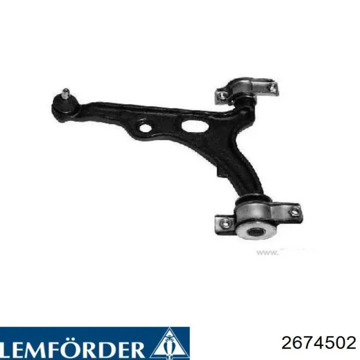 Важіль передньої підвіски нижній, правий Lemforder 2674502 ціна, від 44.08 USD
