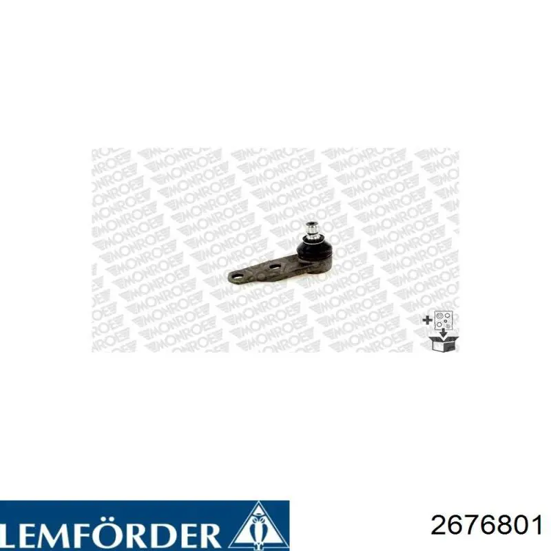 Кульова опора, нижня 2676801 Lemforder