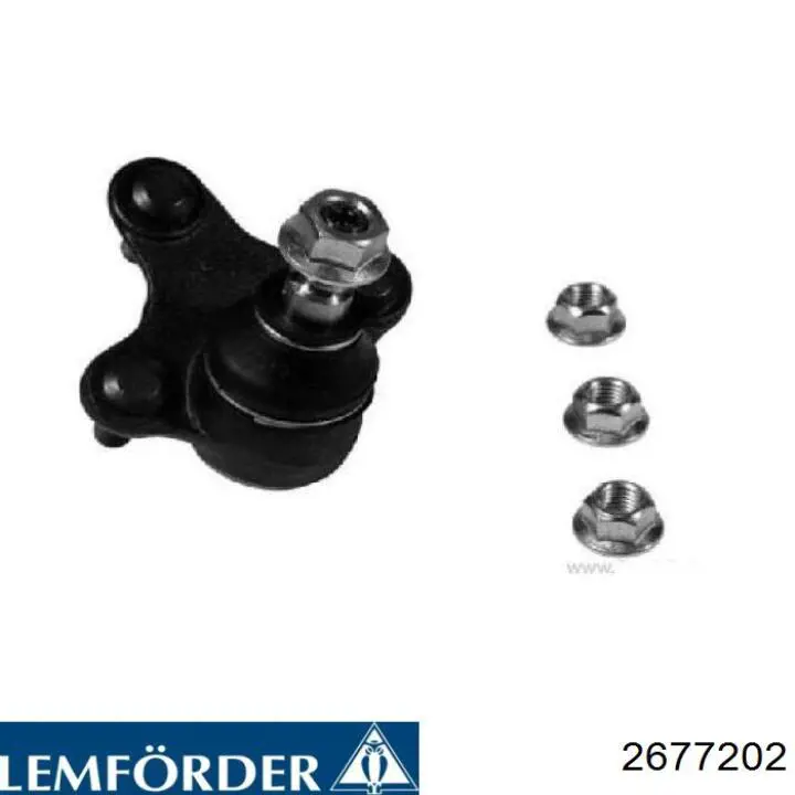 Кульова опора, нижня, ліва 2677202 Lemforder