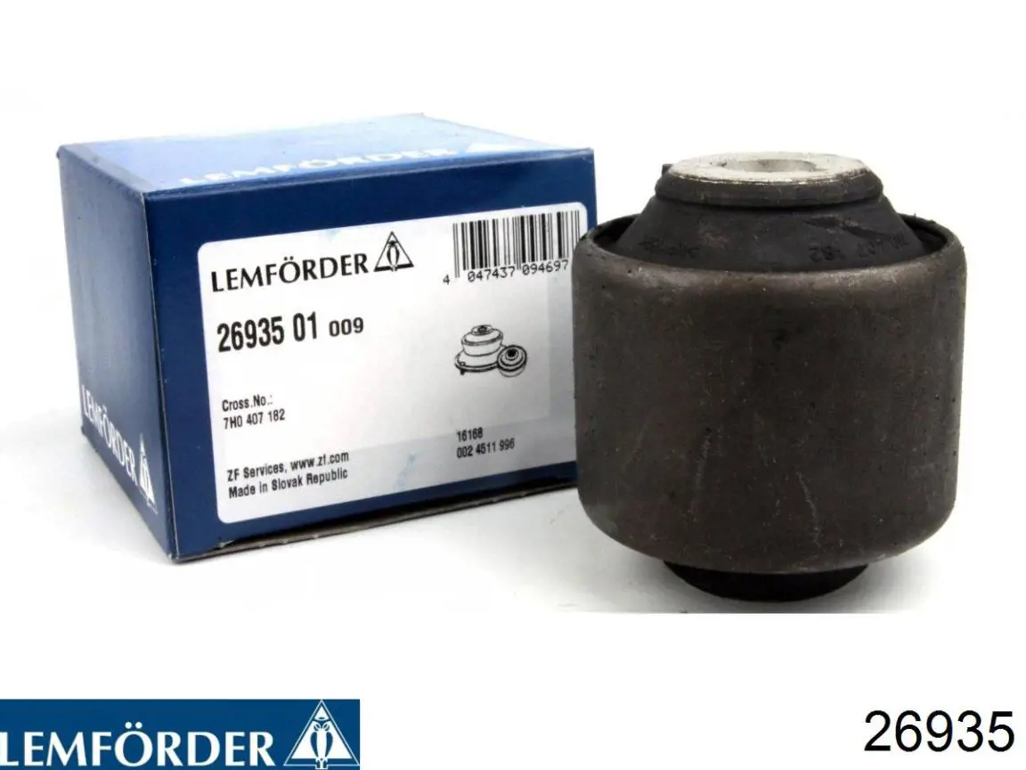 Сайлентблок нижнього важеля передньої підвіски Lemforder 26935 ціна, від 12.66 USD