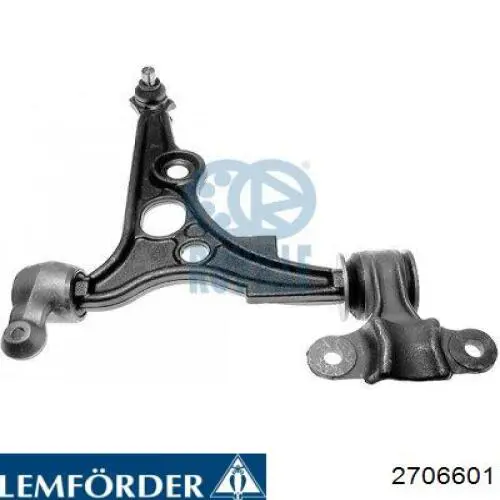 Важіль передньої підвіски нижній, правий Lemforder 2706601 ціна, від 79.44 USD