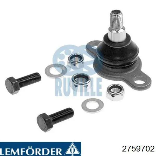 Кульова опора, нижня Lemforder 2759702 ціна, від 26.76 USD