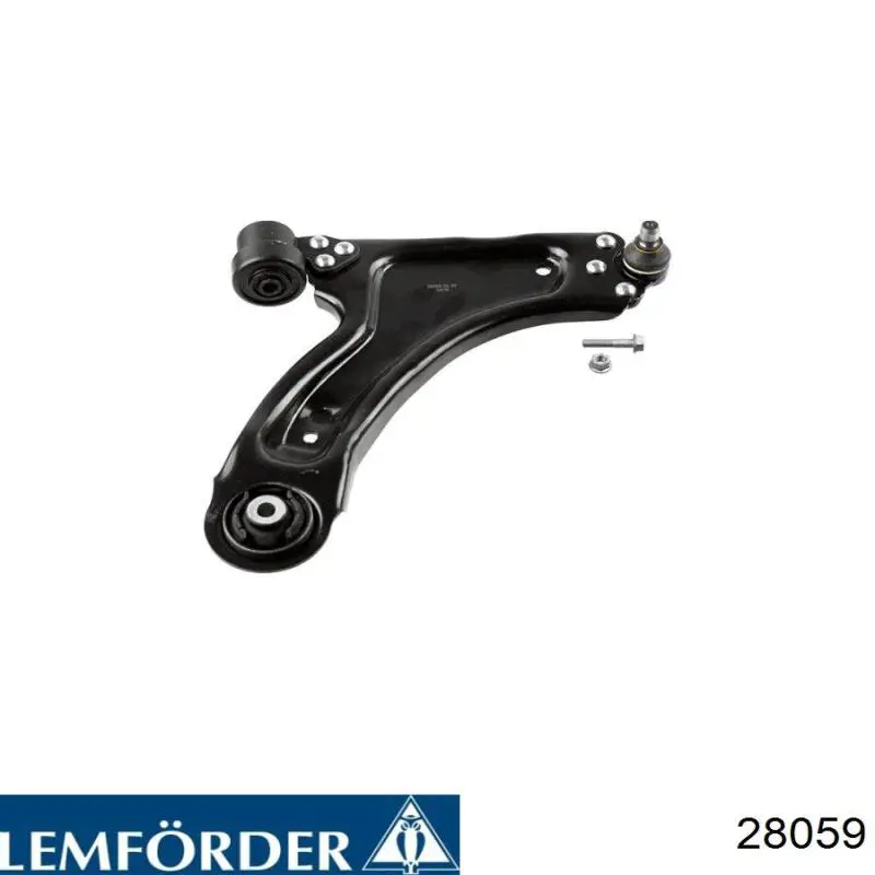 Важіль передньої підвіски нижній, правий Lemforder 28059 ціна, від 61.70 USD