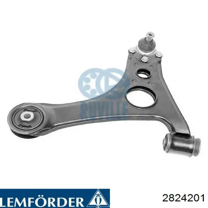 Важіль передньої підвіски нижній, правий Lemforder 2824201 ціна, від 63.20 USD