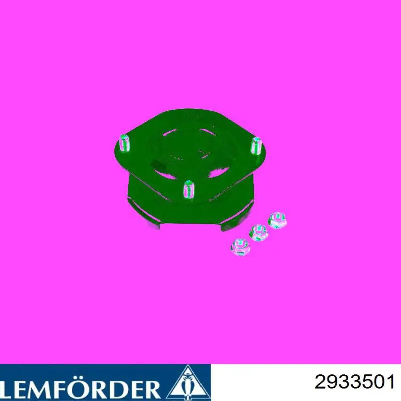 Купити 2933501 Lemforder Опора амортизатора заднього, лівого