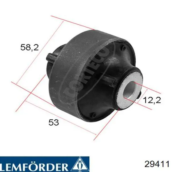 29411 Lemforder Сайлентблок переднього нижнього важеля