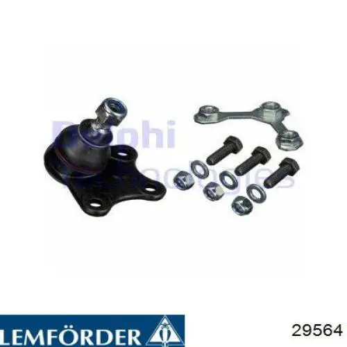 Кульова опора, нижня Lemforder 29564 ціна, від 18.56 USD