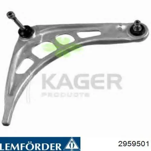Купити 2959501 Lemforder Важіль передньої підвіски нижній, правий