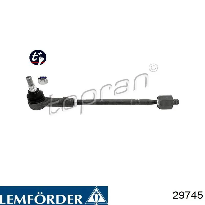Тяга рульова в зборі, права Lemforder 29745 ціна, від 26.12 USD