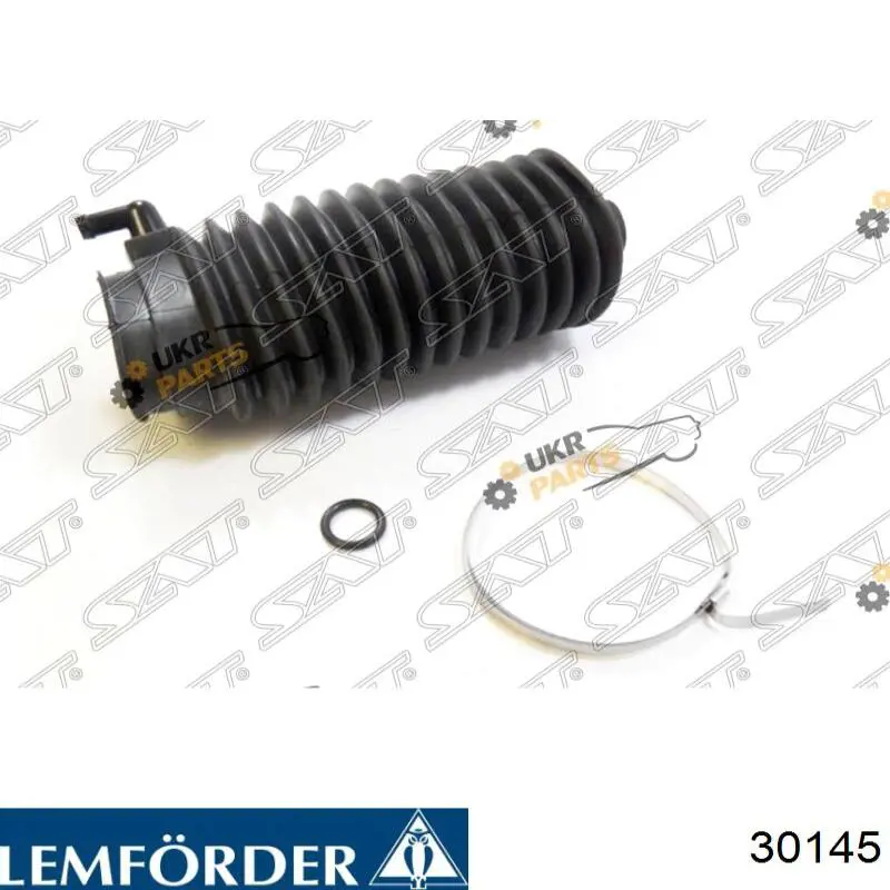 Пильник рульового механізму/рейки, правий Lemforder 30145 ціна, від 6.08 USD