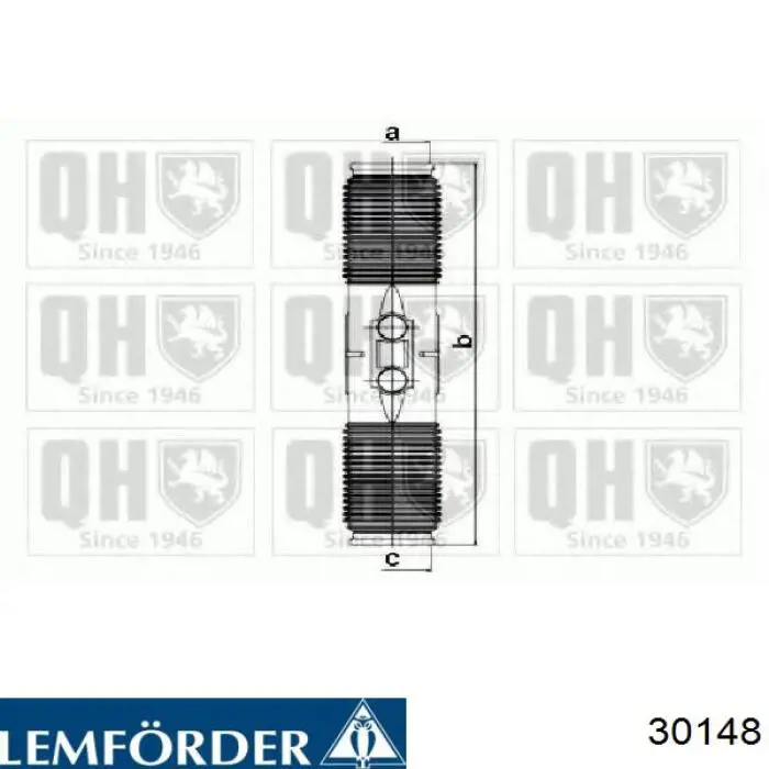 30148 Lemforder пильник рульового механізму/рейки