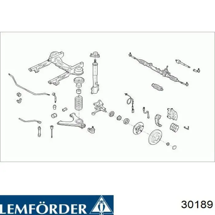 Пильник рульової тяги Lemforder 30189 ціна, від 5.23 USD