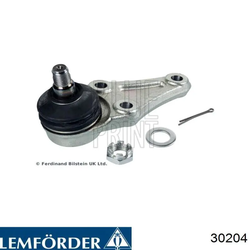 Пильник рульового механізму/рейки, правий 30204 Lemforder