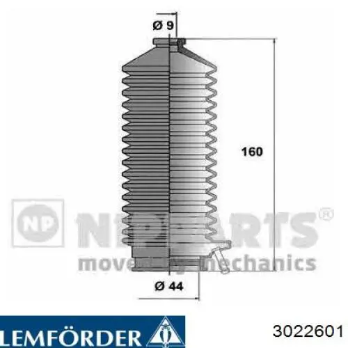 Пильник рульової тяги Lemforder 3022601 ціна, від 5.94 USD
