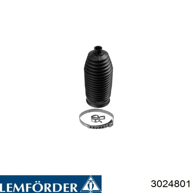 3024801 Lemforder пильник рульового механізму/рейки, правий