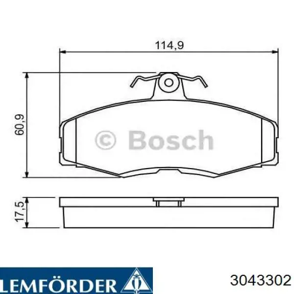 Лінк стабілізатора, заднього Lemforder 3043302 ціна, від 11.82 USD
