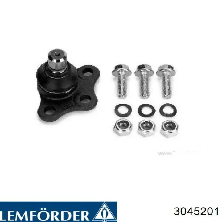 Кульова опора, нижня Lemforder 3045201 ціна, від 12.20 USD