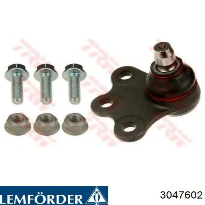 Кульова опора, нижня, права Lemforder 3047602 ціна, від 14.82 USD