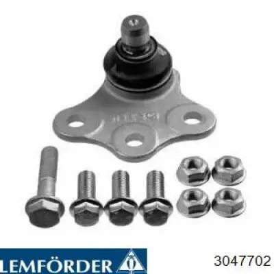 Кульова опора, нижня, ліва Lemforder 3047702 ціна, від 14.08 USD