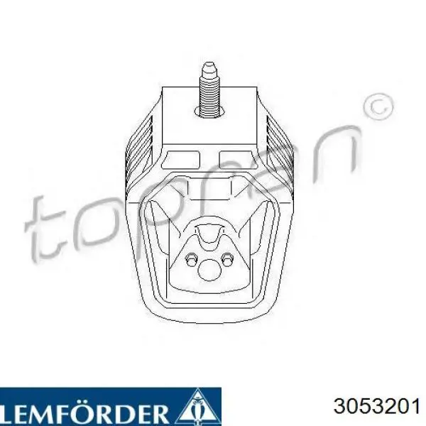 Передня опора двигуна Lemforder 3053201