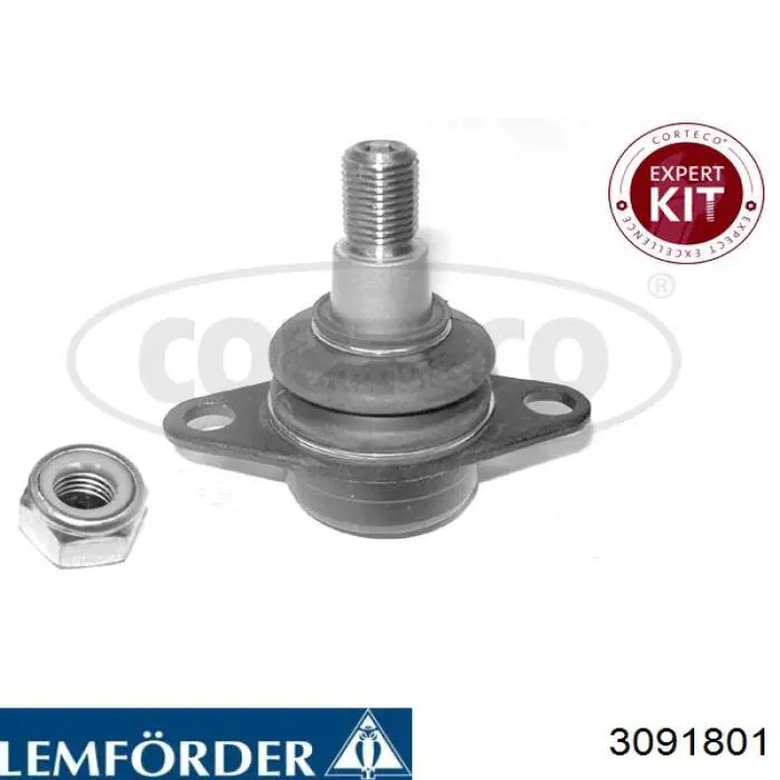 3091801 Lemforder пильник рульового механізму/рейки