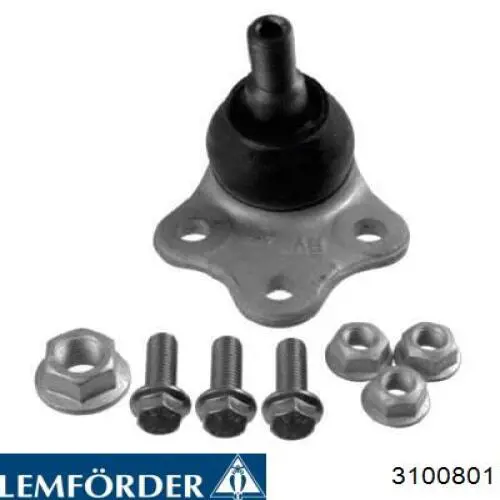 Кульова опора, нижня Lemforder 3100801 ціна, від 30.47 USD