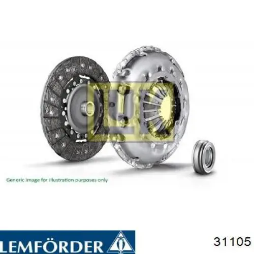 Подушка коробки передач 31105 Lemforder