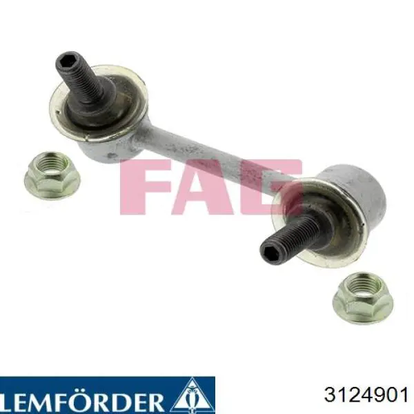 3124901 Lemforder Стійка стабілізатора, заднього, права