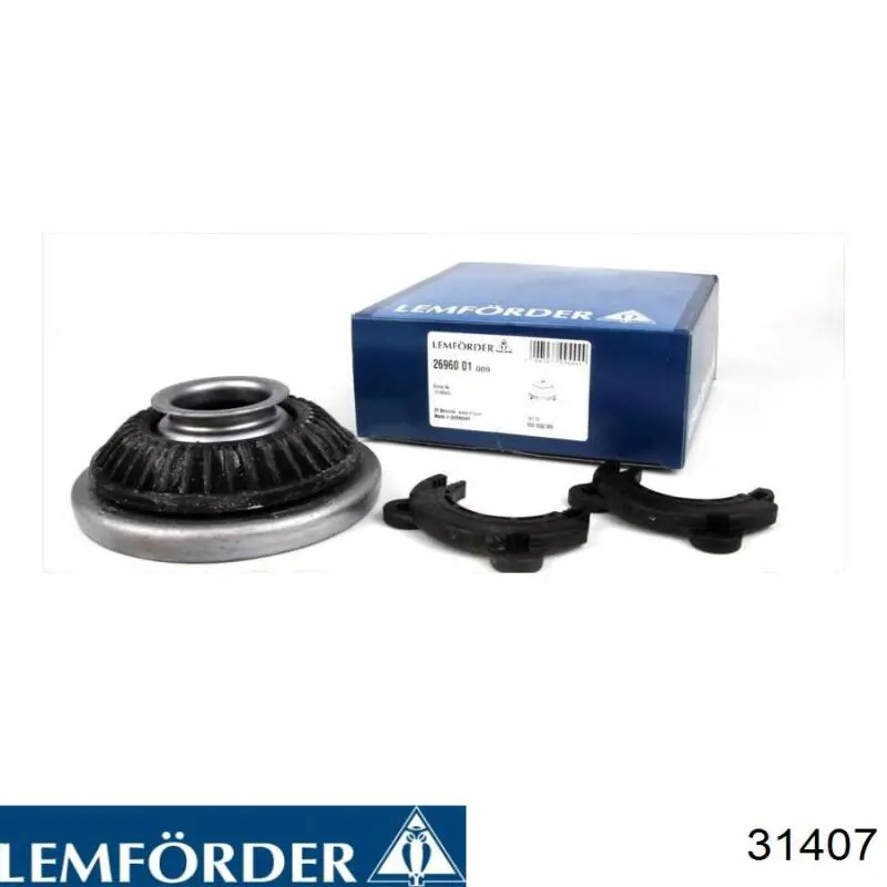 Підшипник опорний амортизатора, переднього 31407 Lemforder
