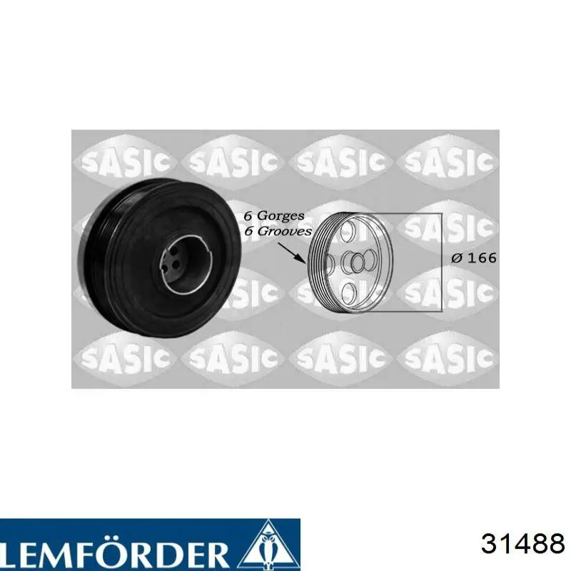 Опора стійки амортизатора переднього Lemforder 31488 ціна, від 38.33 USD