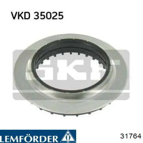 Підшипник опорний амортизатора, переднього 31764 Lemforder